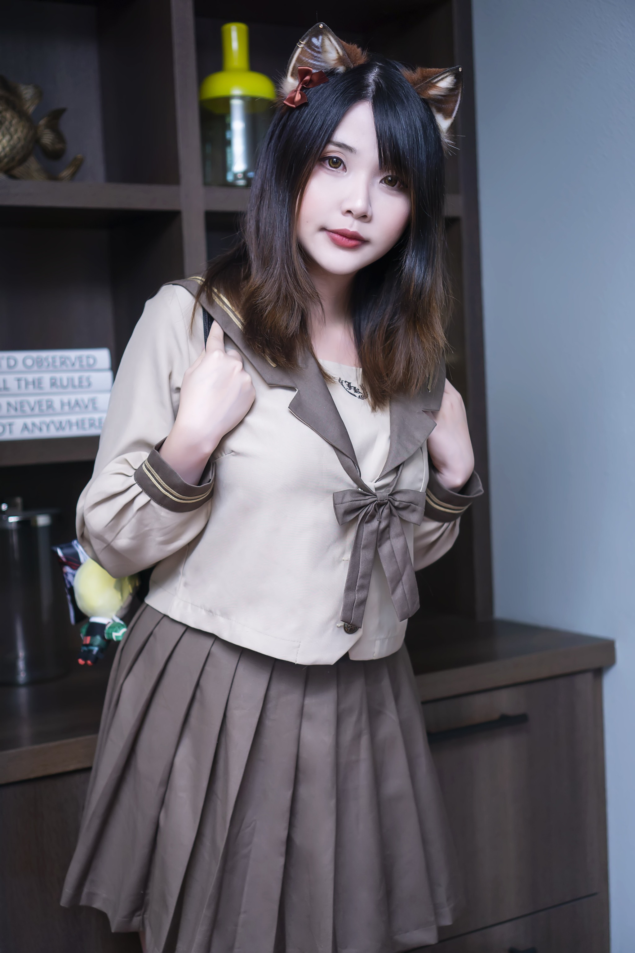 Hana Bunny - NO.058 Kitty School Girl[11P]-XikXak